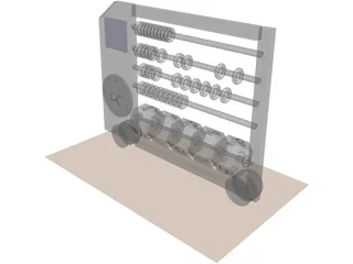 Abacus 3D Model