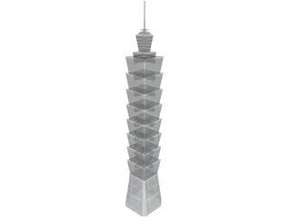 Tower Taipei 3D Model