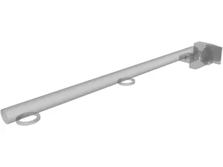 Safety Stanchion 3D Model