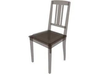 Chair Wood 3D Model