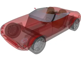 Jaguar F-Type Concept 3D Model