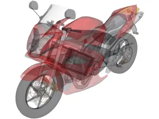 Honda Interceptor 3D Model