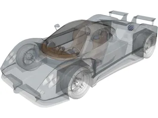 Pagani Zonda 3D Model