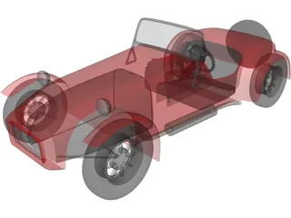 Lotus Super Seven 3D Model