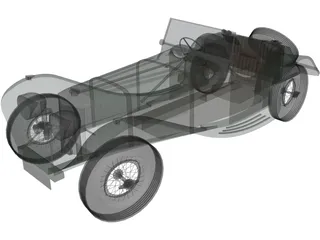 Jaguar SS100 (1935) 3D Model