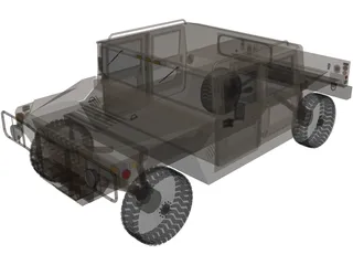 Hummer H1 3D Model