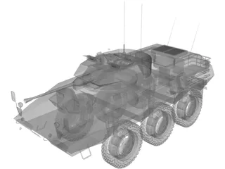 Mowag Piranha 3D Model