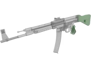 Sturmgewehr 44 3D Model