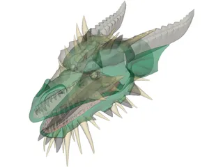 Dragon Head 3D Model