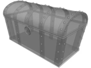 Treasure Chest 3D Model