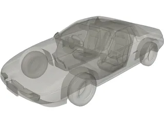 Pontiac Fiero GT 3D Model