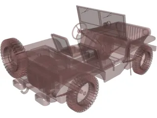 Jeep Willys (1942) 3D Model