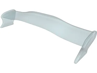 Rear Spoiler 3D Model