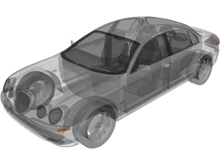 Jaguar S-Type (1998) 3D Model