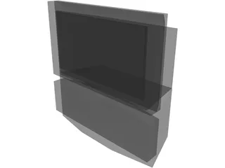 TV Rear Projection Screen 3D Model