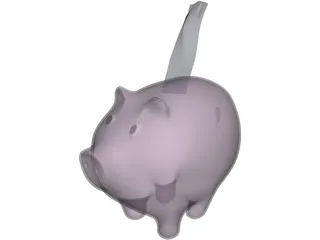 Piggy Bank 3D Model