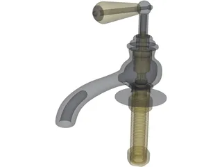 Compression Faucet 3D Model