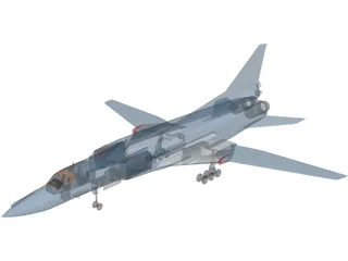 Tupolev Tu-22 Blinder 3D Model