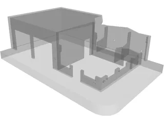 Mout Rubble Service Station 3D Model