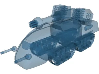 Glory Fire Support Tank 3D Model