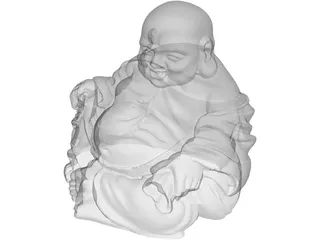 Buddha Sitting 3D Model