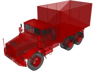 Farm Truck L912 3D Model