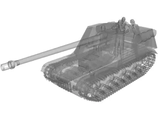 Panzerjager Nashorn 3D Model