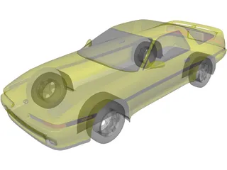 Toyota Supra MK3 (1991) 3D Model