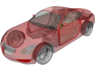 Lexus SC430 (2003) 3D Model