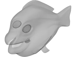 Fat Fish 3D Model