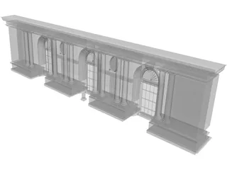 GC Station NYC Frontside 3D Model