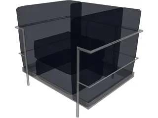 Corbusier Chair 3D Model
