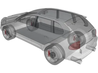 Porsche Cayenne (2004) 3D Model