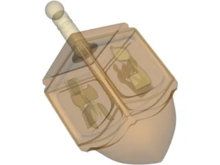 Dreidel 3D Model