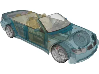 BMW 7-series Convertible 3D Model