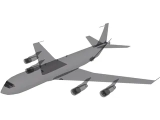 KC-135E Stratotanker 3D Model