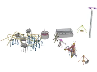 Amusement Park 3D Model