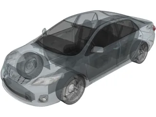 Toyota Corolla Sedan (2010) 3D Model