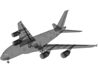 Airbus A380 3D Model