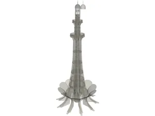 Minar-e-Pakistan 3D Model