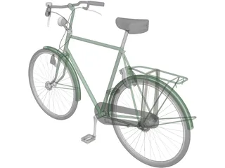 City Bicycle 3D Model