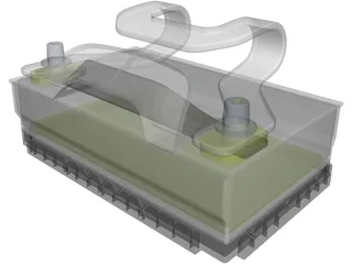 Concept Battery 3D Model