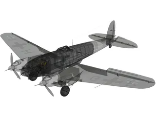 Heinkel He111H 3D Model