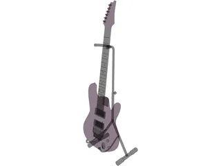 Electric Guitar 3D Model