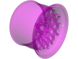 Honeycomb Rim 3D Model