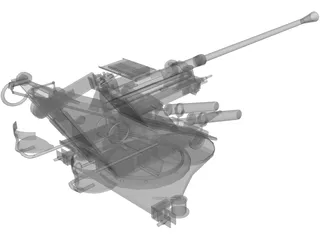Flak 37 3D Model