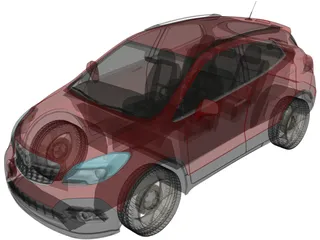 Opel Mokka (2013) 3D Model