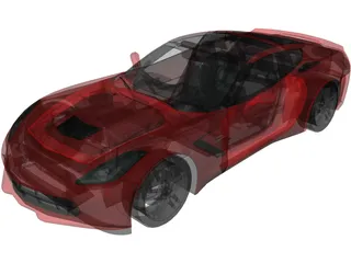 Chevrolet Corvette C7 Stingray 3D Model