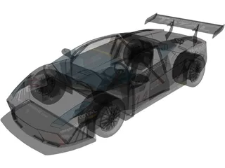 Lamborghini Gallardo GT3 Cup 3D Model