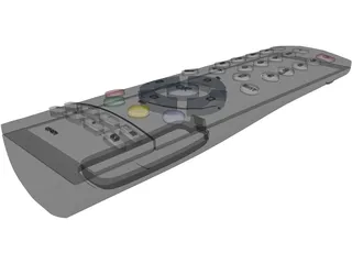 TV Remote Controller 3D Model